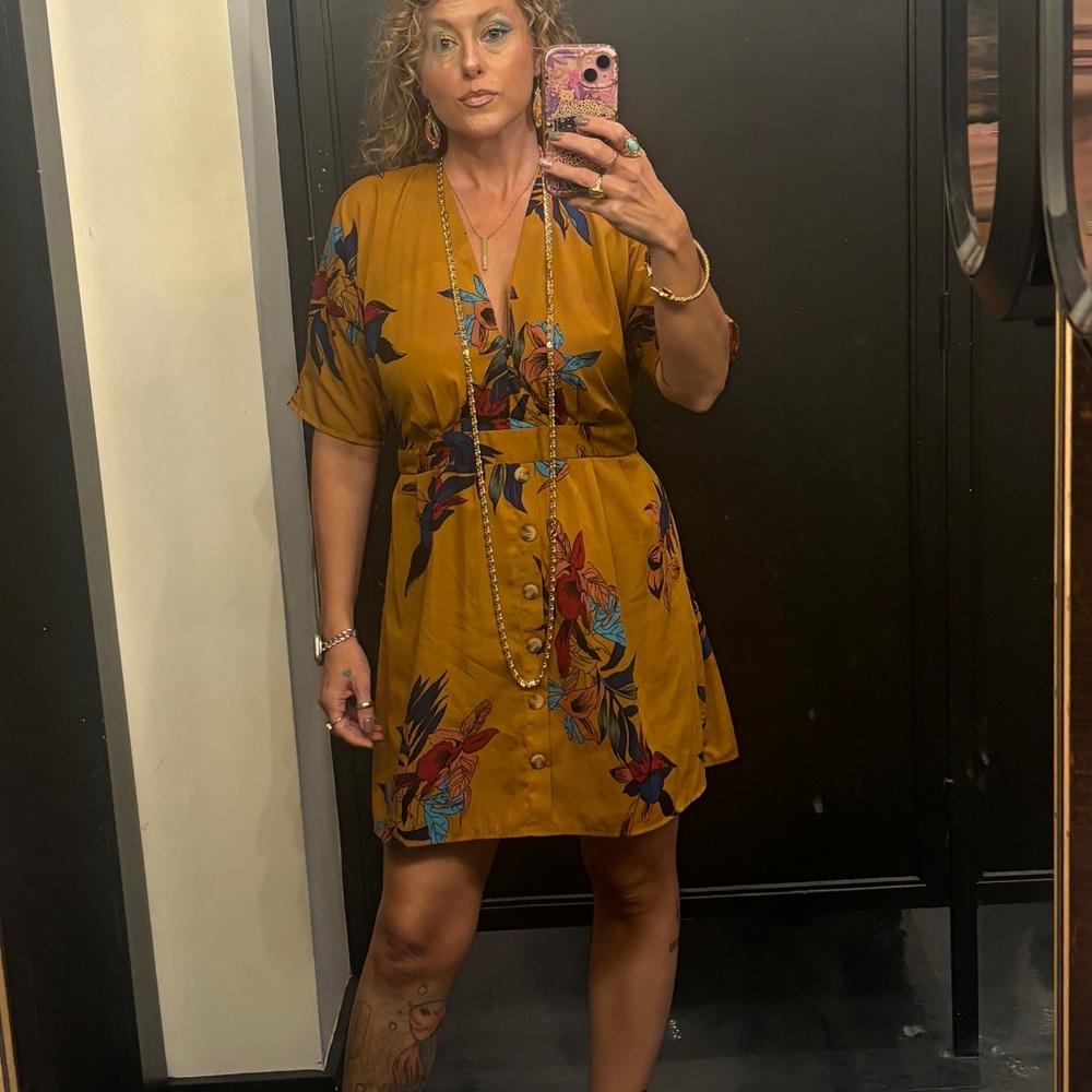 Mustard Dress